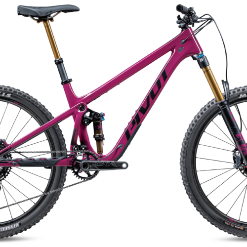 Pivot Shadowcat Pro Complete Carbon 27.5″ Mountain Bike – Pro XT/XTR w/ Alloy Wheels, Large, Dangerfruit