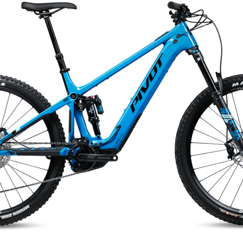 2024 Pivot Shuttle AM Complete Carbon 29″ Mountain E-Bike – Ride SLX/XT, X-Large, Blue Neptune