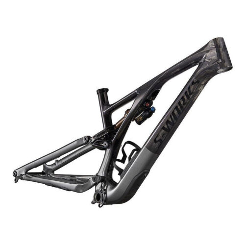 2022 Specialized S-Works Stumpjumper EVO 29″ Carbon Frameset – S6, GLOSS SMOKE / CARBON / BLACK