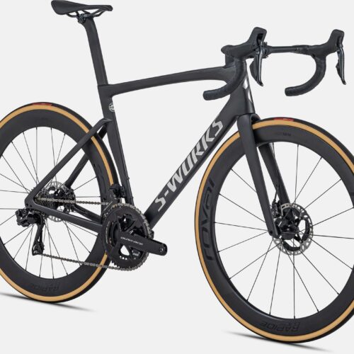 2022 Specialized S-Works Tarmac SL7 – Shimano Dura-Ace Di2 Complete Road Bike – 56cm, SATIN CARBON/SPECTRAFLAIR TINT/GLOSS BRUSHED CHROME