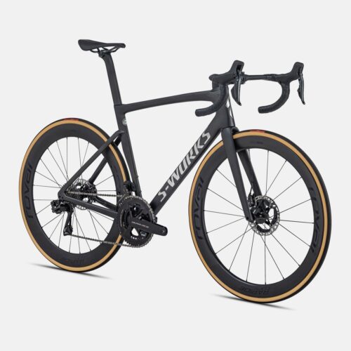 2022 Specialized S-Works Tarmac SL7 – Shimano Dura-Ace Di2 Complete Road Bike – 52cm, SATIN CARBON/SPECTRAFLAIR TINT/GLOSS BRUSHED CHROME