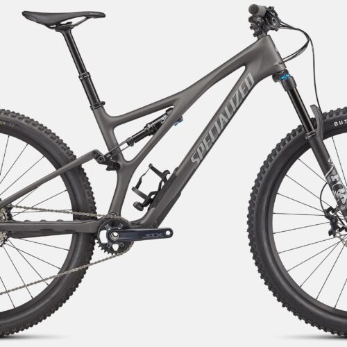 2021 Specialized Stumpjumper Comp 29″ Carbon Mountain Bike – S1, SATIN SMOKE / COOL GREY / CARBON