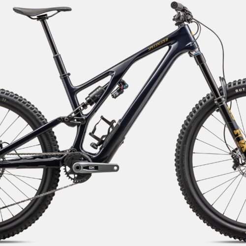 2024 Specialized Stumpjumper EVO Expert 29″ Carbon Mountain Bike – s6, GLOSS DARK NAVY / HARVEST GOLD