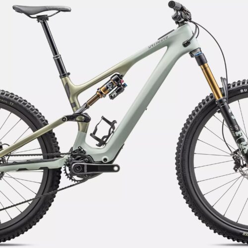 2024 Specialized Turbo Levo SL Pro 29″ Carbon Mountain Bike – S5, SATIN SPRUCE / SPRUCE / SMOKE