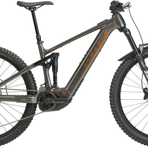 Salsa Notch Cues 10 Ebike – 29″ Aluminum Charcoal Black X-Large