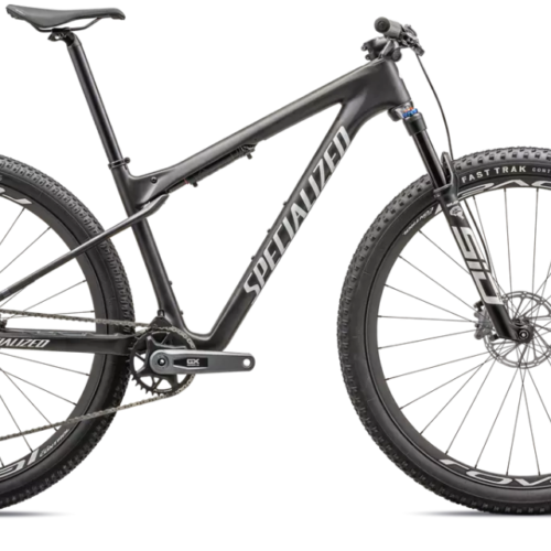 2024 Specialized Epic World Cup Expert 29″ Carbon Mountain Bike – X-Small, SATIN CARBON / WHITE PEARL