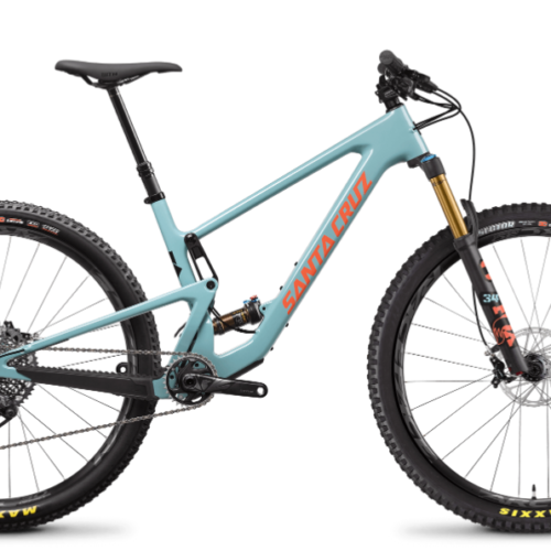 2022 Santa Cruz Tallboy Carbon CC 29 Complete Bike – Gloss Aqua, Large, X01 Build