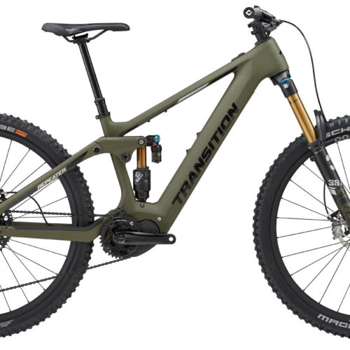 Transition Repeater 29″ Cabon Complete E-Bike – AXS Build, X-Large, Mossy Green