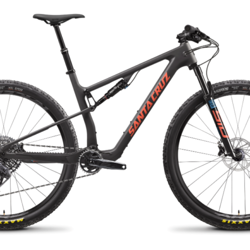 2022 Santa Cruz Blur Carbon C 29 Complete Bike – Dark Matter/Salmon, Medium, S Build