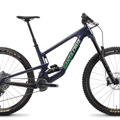 2022 Santa Cruz Megatower 2 Carbon C 29″ Complete Mountain Bike – S Build, Medium, Trans Blue