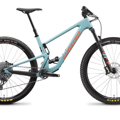 2022 Santa Cruz Tallboy Carbon C 29 Complete Bike – Gloss Aqua, Large, S Build